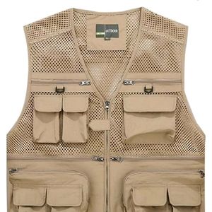 Flygos mens summer outdoor fishing/travel vest